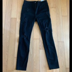 black hollister skinny jeans